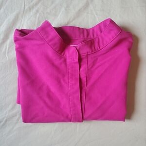 Rafaela Oversized Scrub Top - Ultra Rose - M